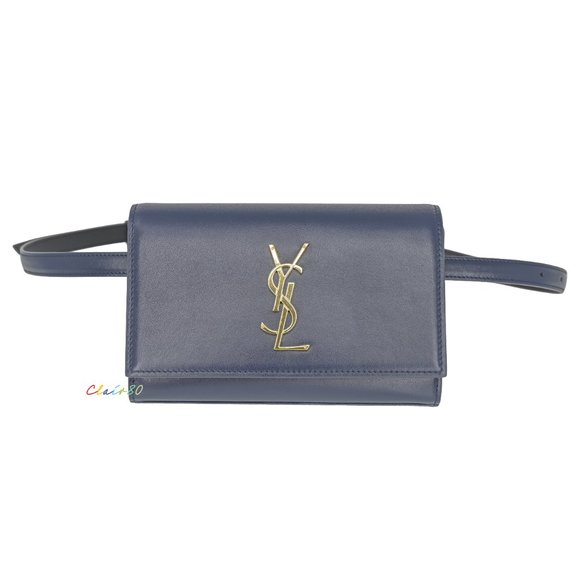 Saint Laurent Monogram Kate Leather Belt Bag Size 85 - Picture 2 of 10